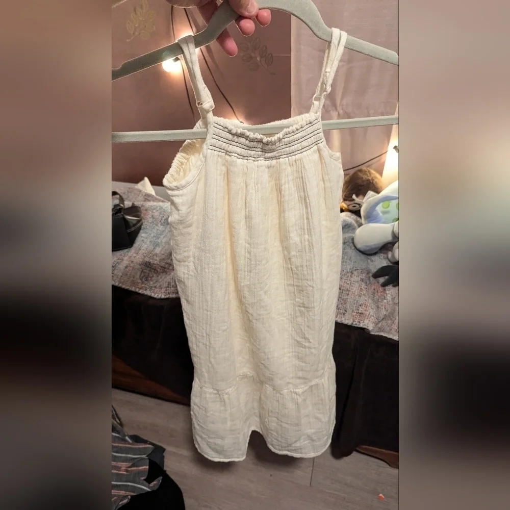 NWT Old Navy Girls Cream a line‎ dress size 8
